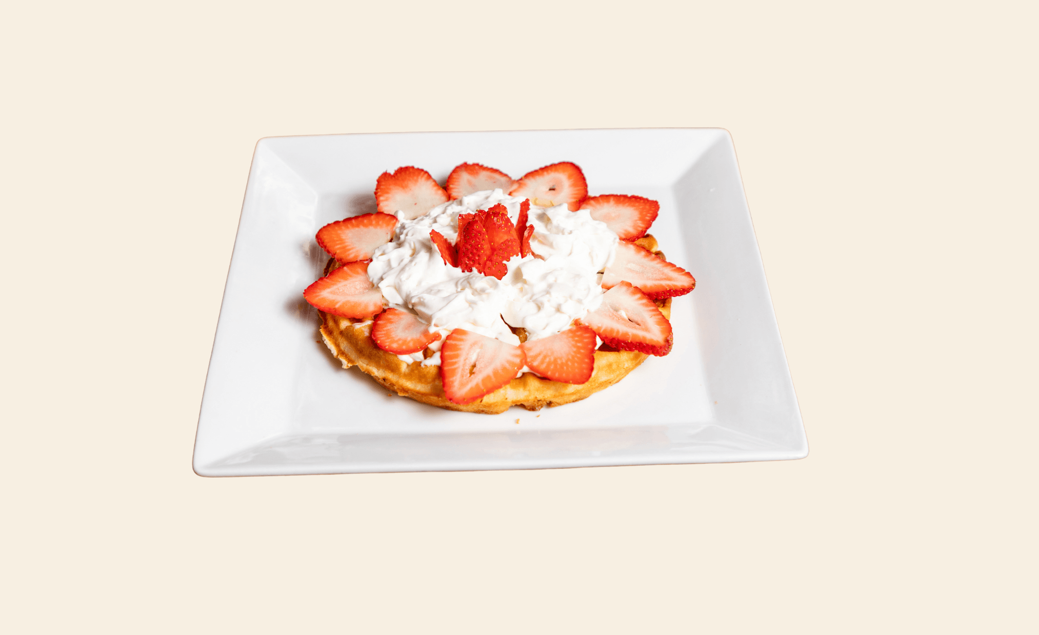 Strawberry Cream Waffle