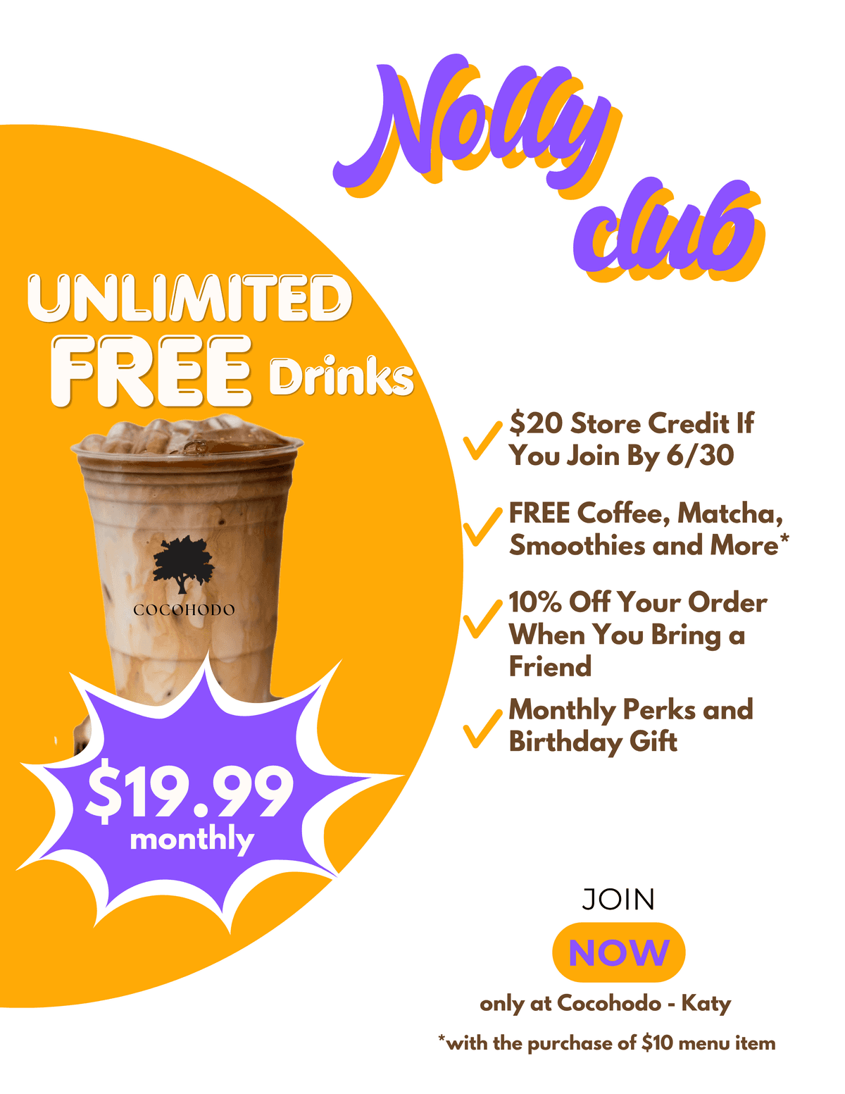 Nolly Club membership at Cocohodo
