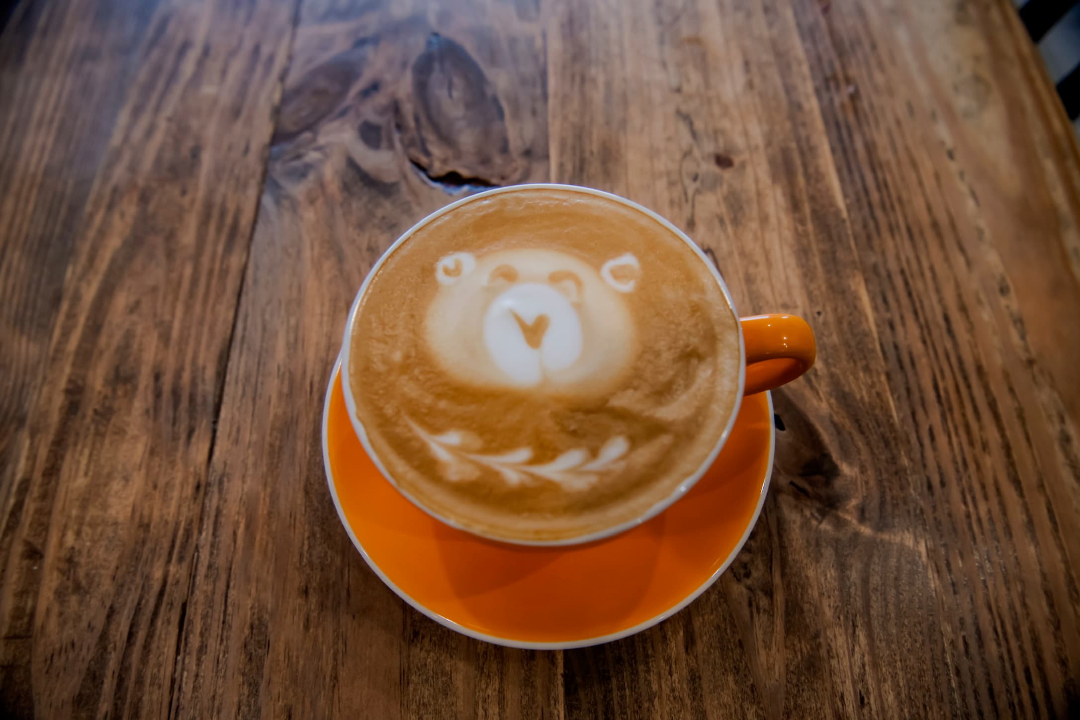 Latte art at Cocohodo